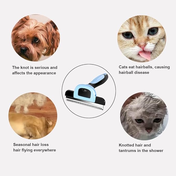 Faded Comb Professional Pet Grooming Tool (Dogs & Cats)