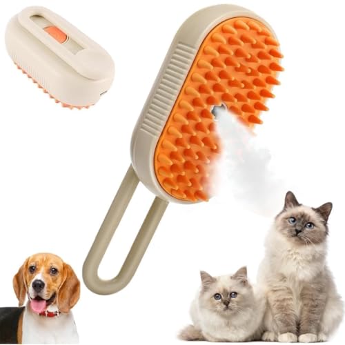 Steam Brush PET MASSAGE BRUSH (Dogs & Cats)