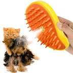 2 in 1 Mango Shape Pet Steam Brush