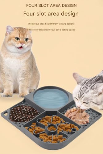 Pet Licking Mat Slow Feeder for Dogs & Cats