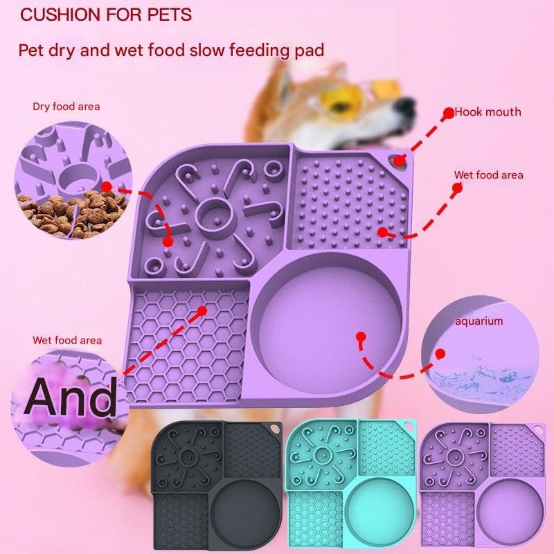 Pet Licking Mat Slow Feeder for Dogs & Cats