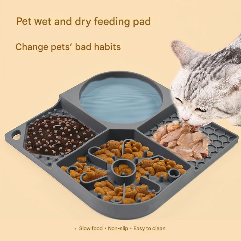 Pet Licking Mat Slow Feeder for Dogs & Cats